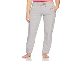 Van Heusen Women Athletic Lounge Pants with Pockets LT Grey 55303