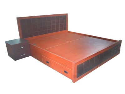 King Size Wooden VEETON PLPB BED