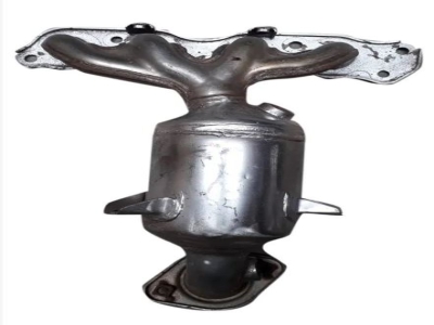 Silver Stainless Steel Maruti Suzuki Swift Catalytic Converter