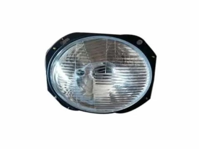 W Glass and Aluminium Four Wheeler Headlight