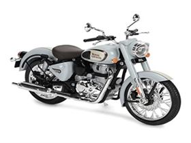 Royal Enfield Plastic Scale Model Halcyon Grey