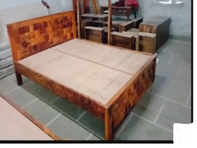 Solid Wood Queen Size Bed