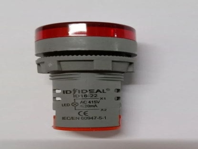 Plastic Ideal Indicator Red LED Light