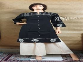 Black Cotton Kurti