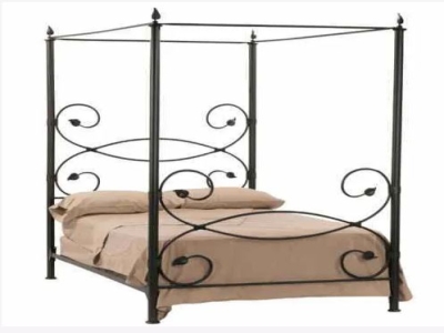 Wrought Iron Twin Bed