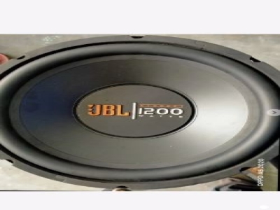 Black JBL CAR SUBWOOFER SPEAKER Peek Power