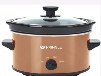 Brown Metallic Red Melamine Pringle FW Slow Cooker