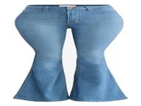 Women Bell Bottom Jeans