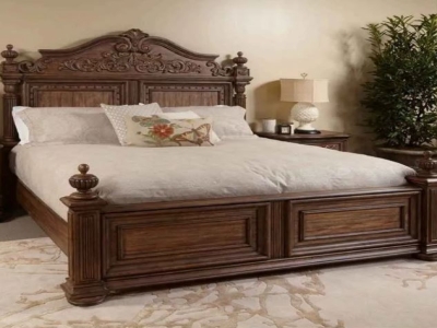 Teak Wood Queen Size Bed