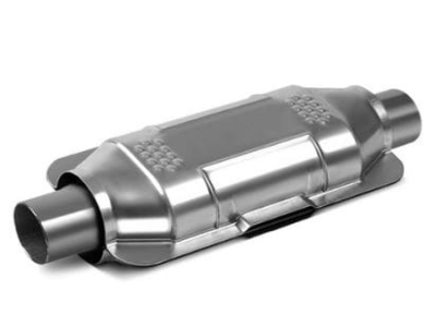 Silver Stainless Steel Auto Catalytic Converter For Automobile