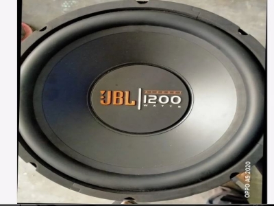 Black JBL CAR SUBWOOFER SPEAKER Peek Power 