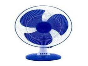 Blue Electric Table Fan