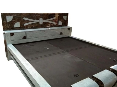 Teak Wood King Size Wooden Double Bed