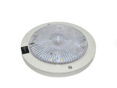 Round LED Automotive Cabin Light With Switch