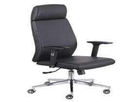 VJ-850-High Back Leatherette Office Chair Black