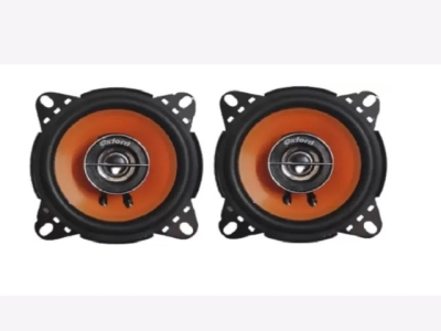 Orange Black Oxford Car Speakers Inches