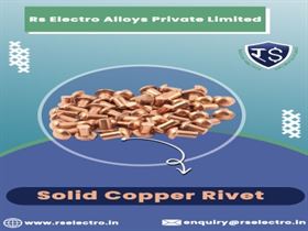 Solid Copper Rivet Manufacturers India | R.S Electro Alloys