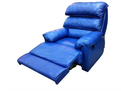 PU Leather Manual Single Seater Recliner Sofa