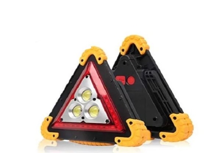 LED Aluminum alloy Plastic Triangle Emergency Warning Light