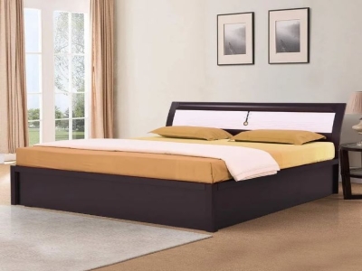 Dark Brown Queen Size Bed