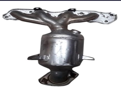 Silver Stainless Steel Maruti Suzuki Swift Catalytic Converter