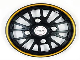 Maruti Black Yellow Wheel Cover