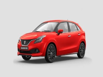 Red Maruti Suzuki BALENO RS