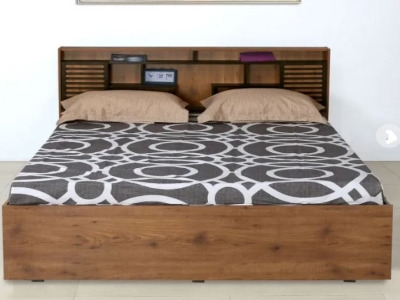 Brown Nilkamal Queen Bed Box Storage