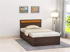 wooden bed