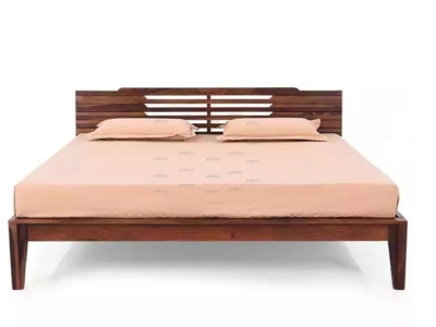 Artlivo Sheesham Solid Wood Bed Queen Size For Hotel Home Use