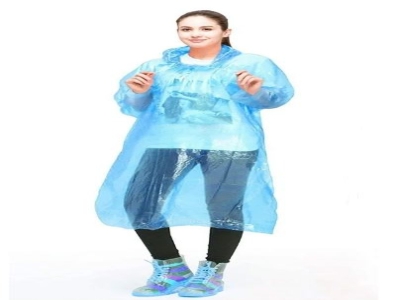 Unisex Disposable Plastic Raincoat