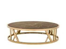 Rose Gold Designer Coffee Table