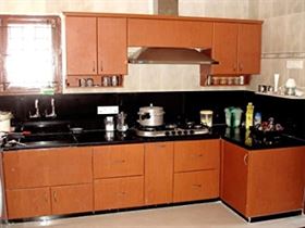 L Shaped Modular Kitchen Layout