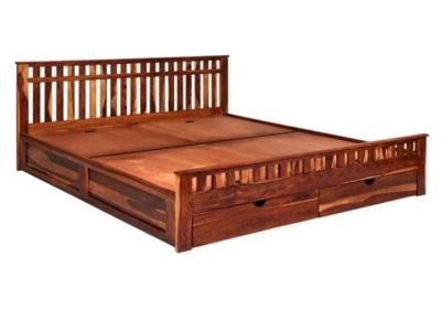 Solid Wood Queen Size Be