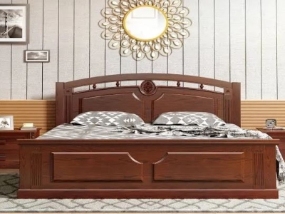 Wooden Double Bed