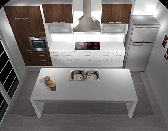 Island Modular Kitchen Layout