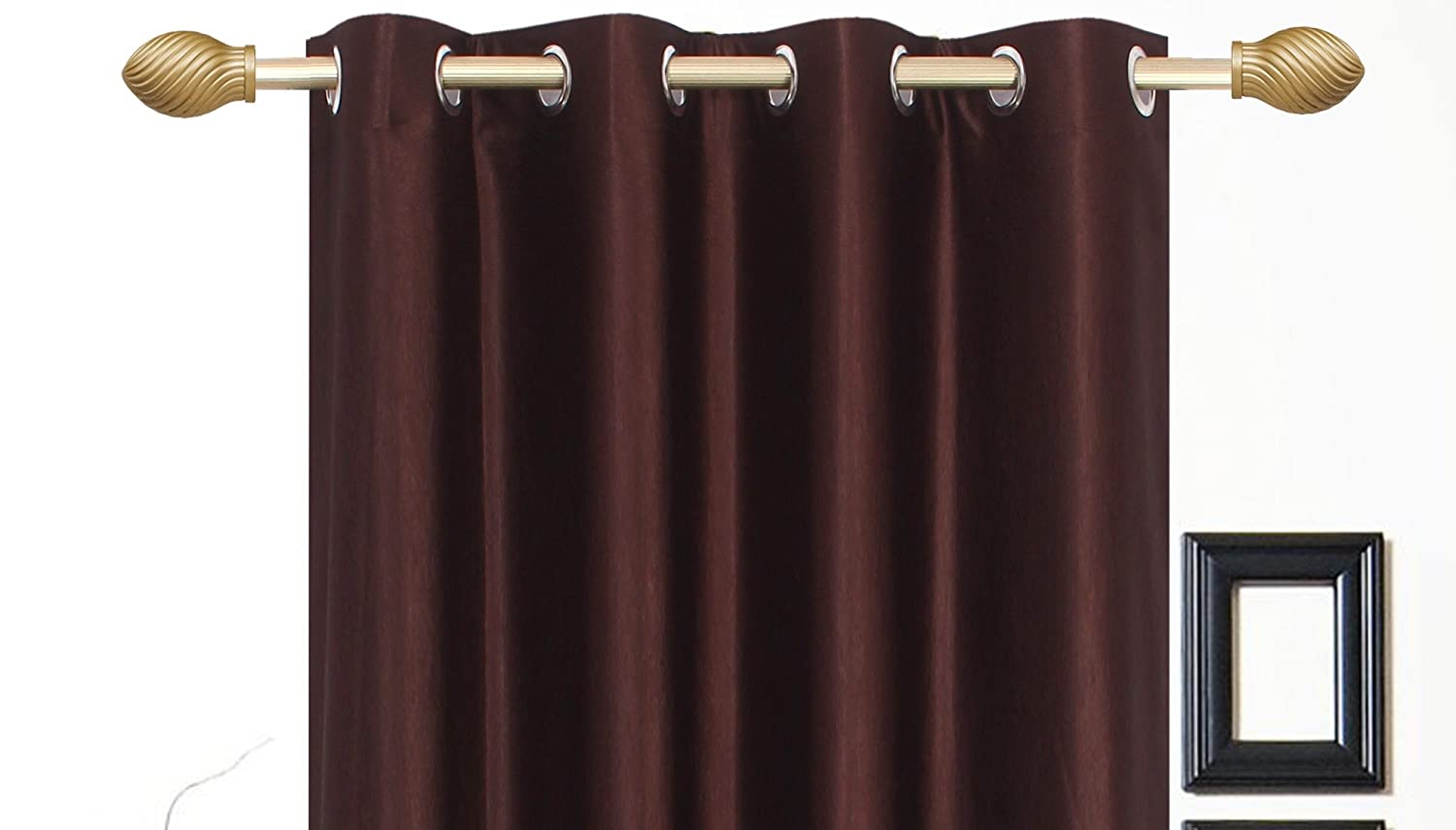 Blexos Polyresin Solid Window Curtain