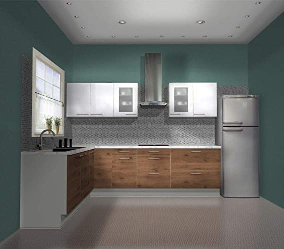 L Shaped Modular Kitchen Layout